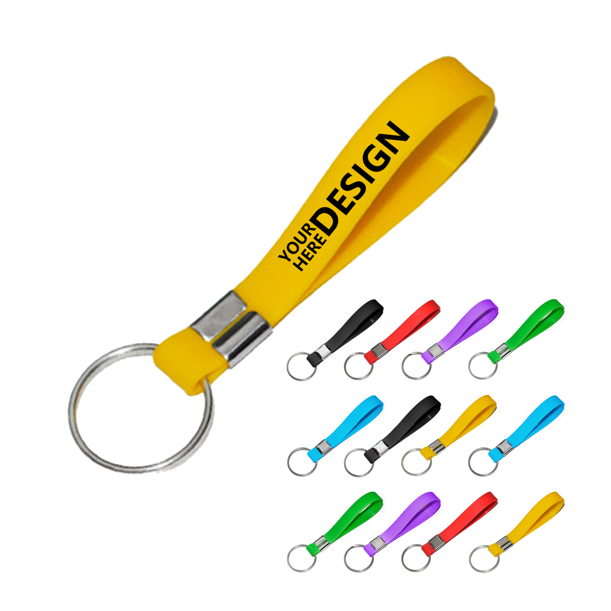 Flexible Silicone Key Ring 1