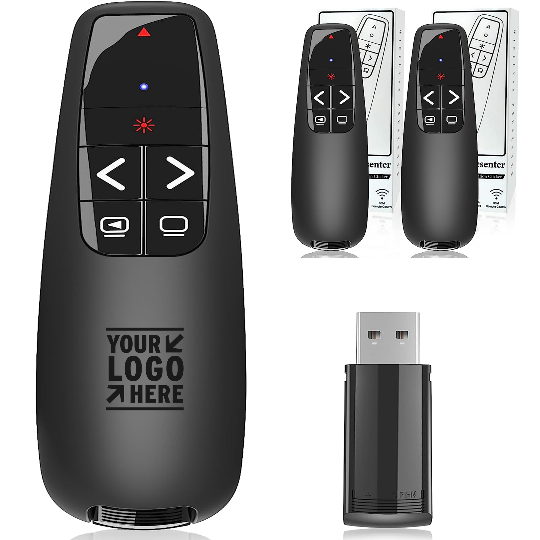 USB Wireless Presenter Remote Presentation Clickers for PowerPoint 2