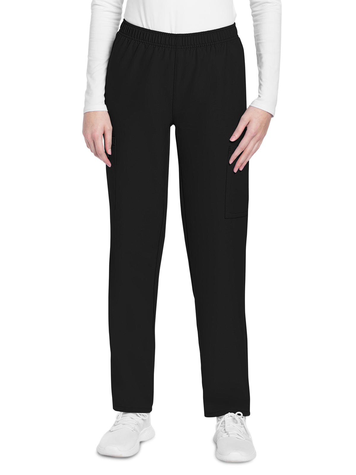 Cherokee - WW Originals Ultra - Women's 3-Pocket Mid Rise Cargo Pant 34