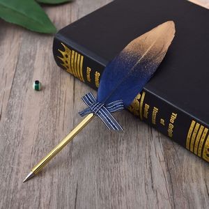 Glitter Powder Feather Pen 1