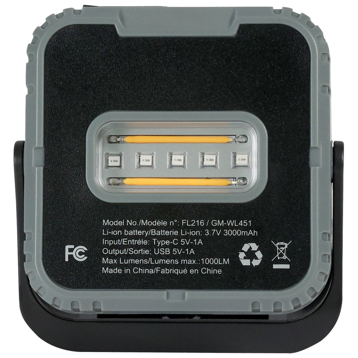 Rechargeable 10W COB/LED Trio Ready Worklight 53