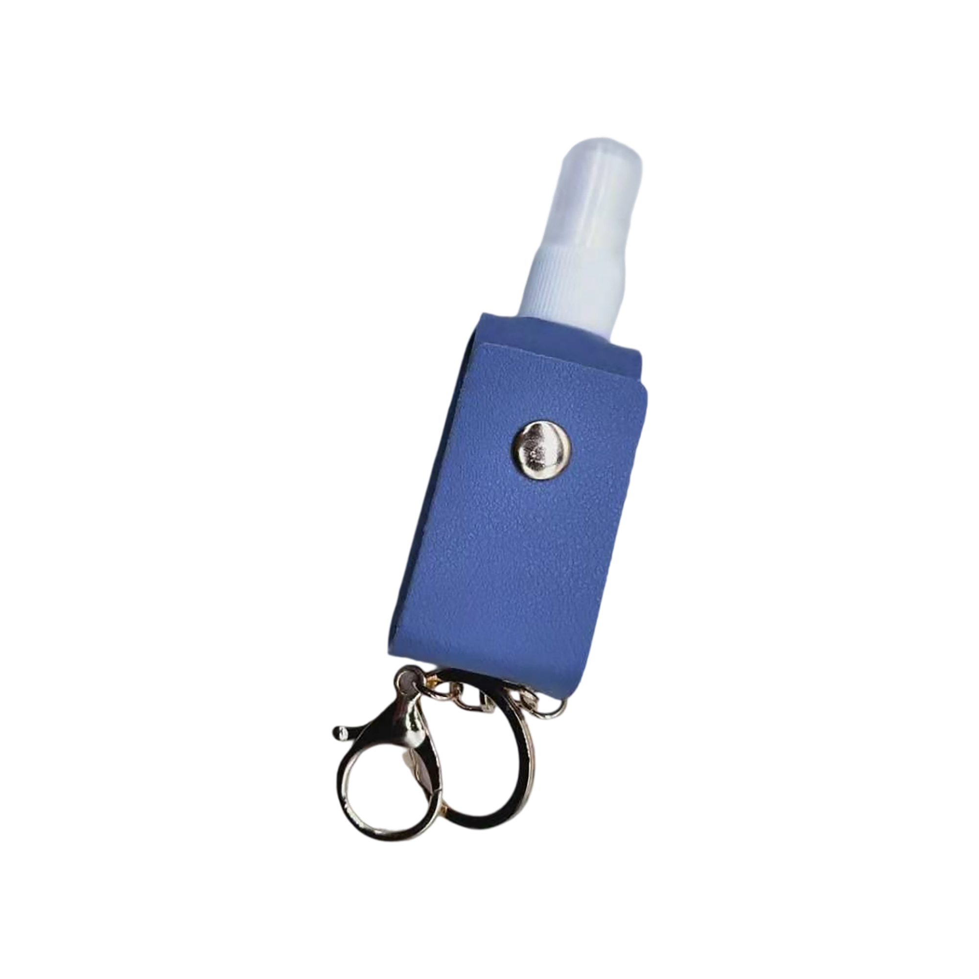 Leather Strap Key Ring With Mini Spray Bottle One Ounce Capacity 4.3" By 1.3" 14