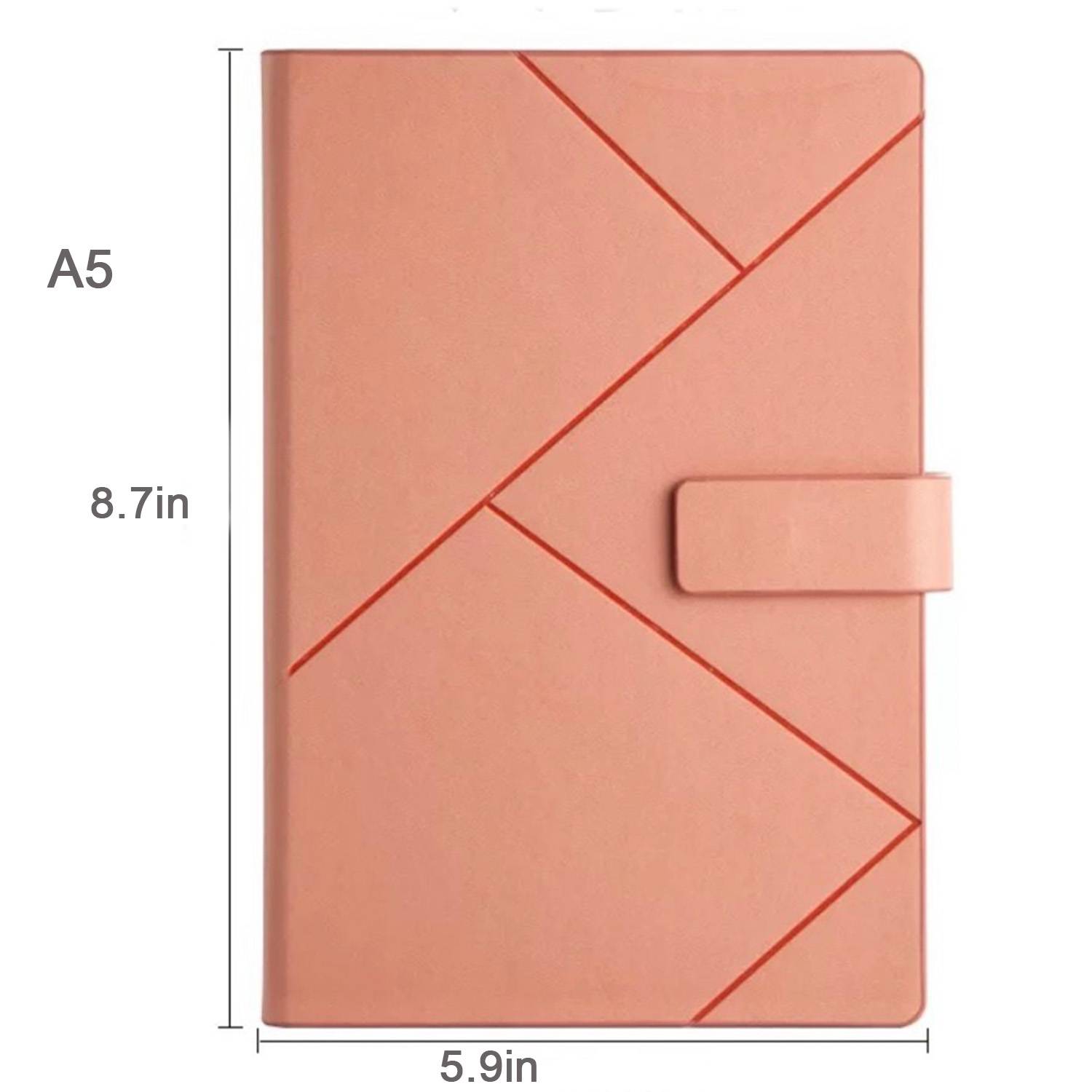 PU Magnetic Buckle Notebook W/ Pen Holder 6