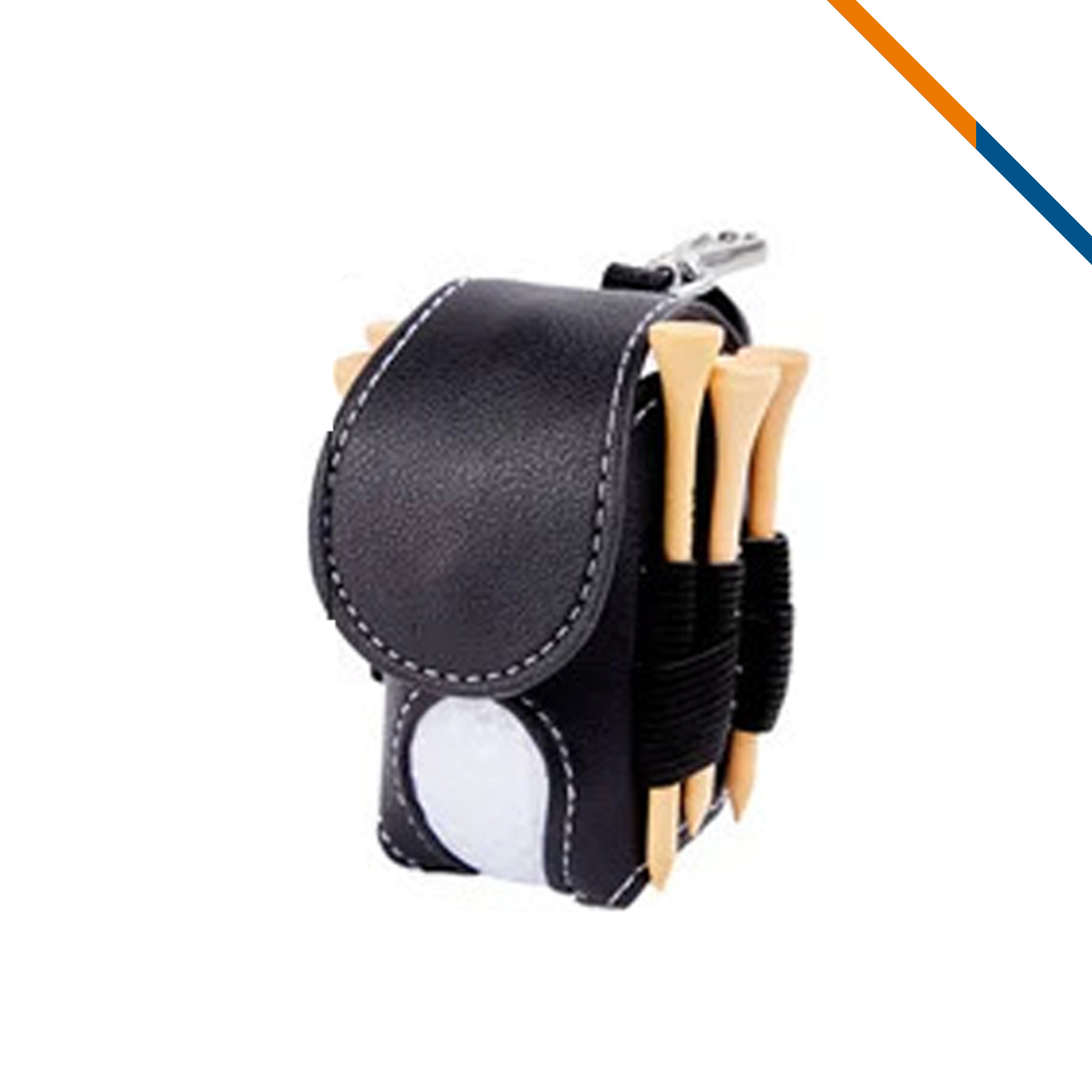 Pulsex 3in1 PU Leather Golf Ball Pouch 6