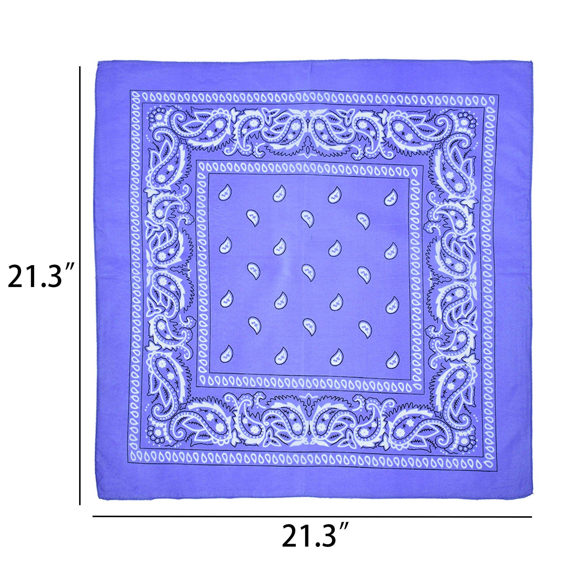 MOQ 100 pcs Quick Dry Custom Cotton Bandana 8