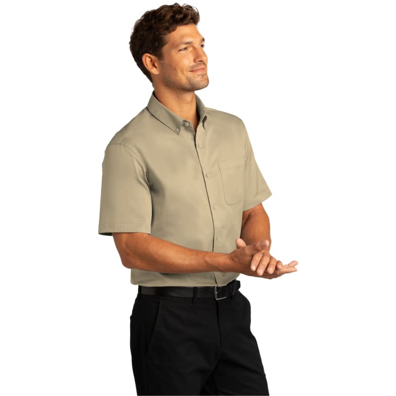 Port Authority Short Sleeve SuperPro React Twill Shirt. 10