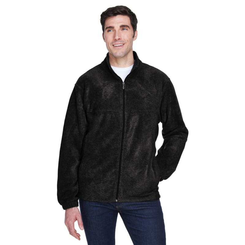 Harriton Men's Tall 8 Oz. Full-Zip Fleece 3