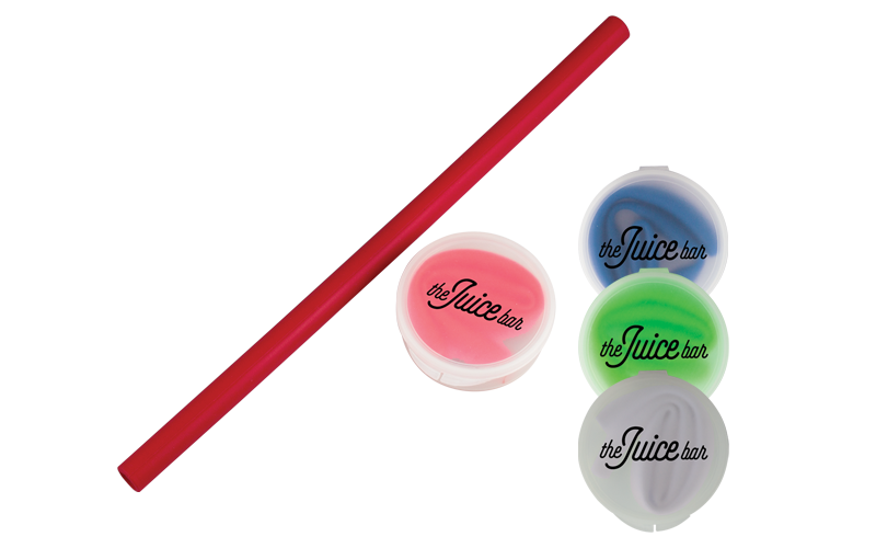 Traveler's Silicone Straw with Round Case