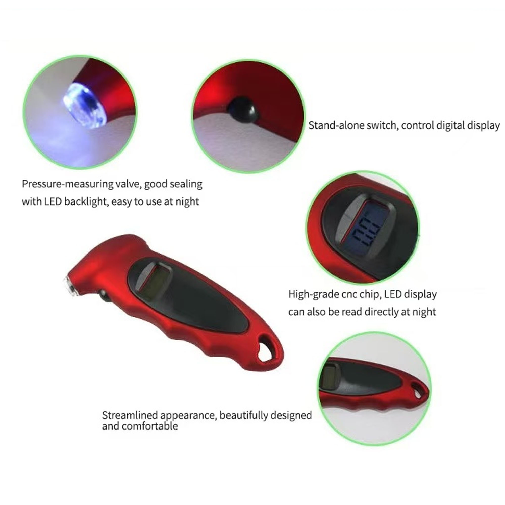 Auto Digital Tire Pressure Gauge 4