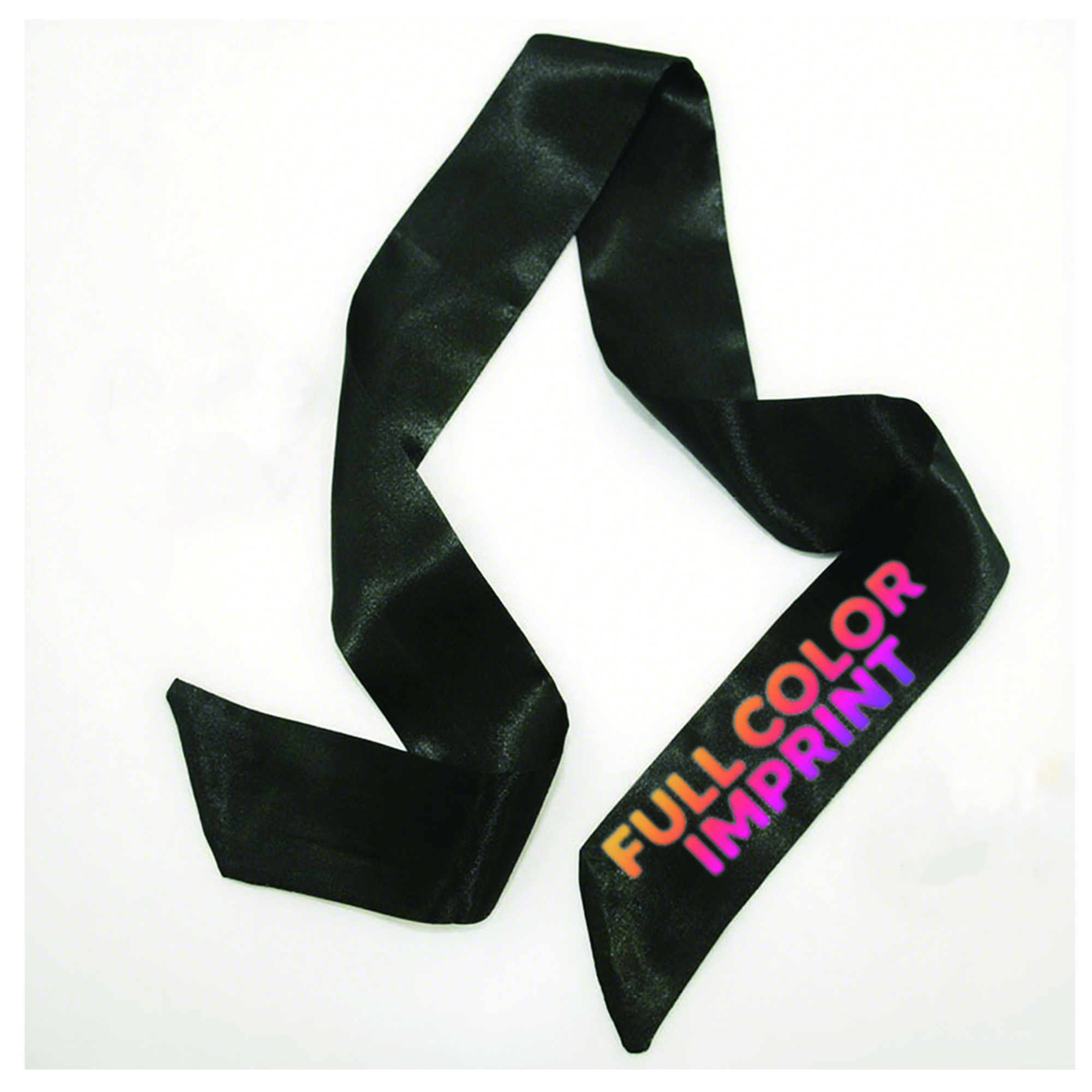 Full Color Long Silk Imitation Ribbon Scarf 6