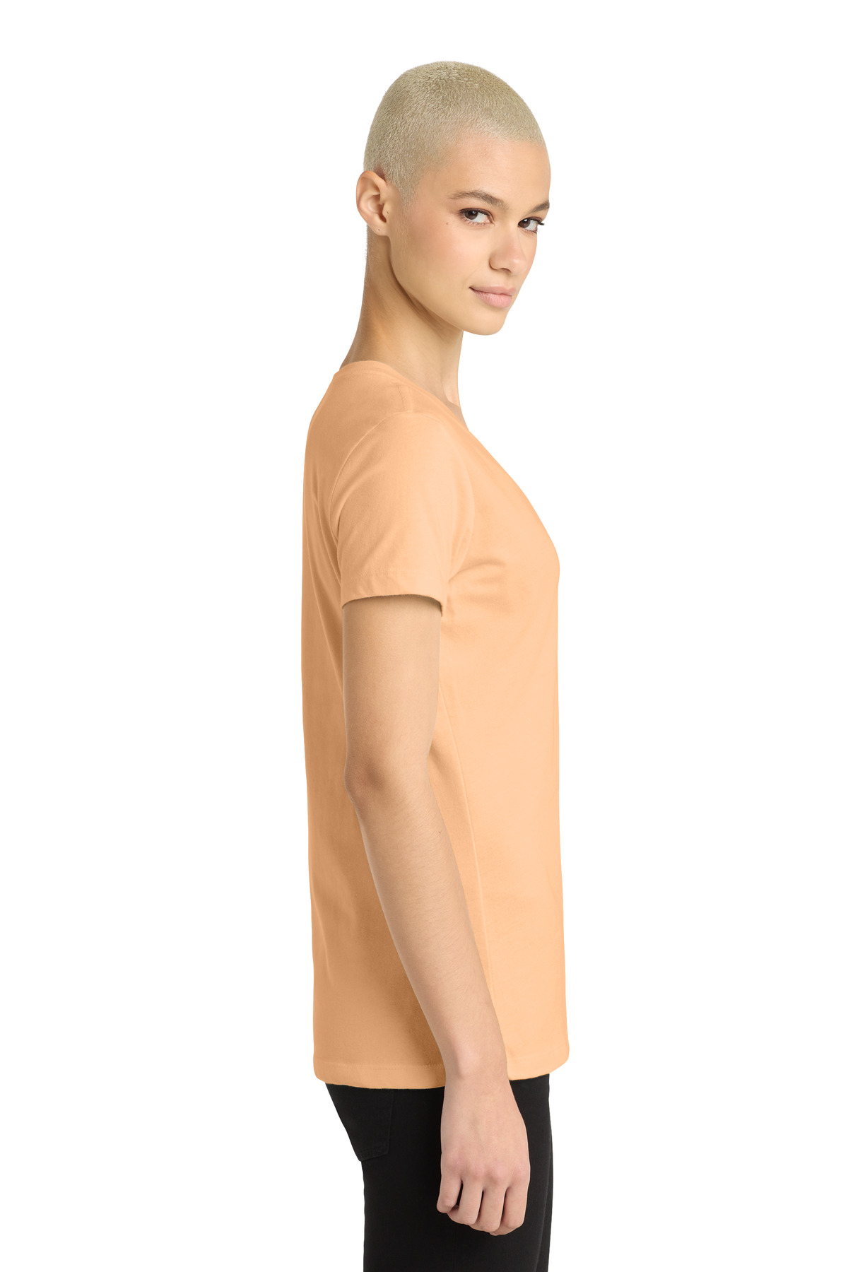 District - Women's Perfect Weight V-Neck Tee. DM1170L 7