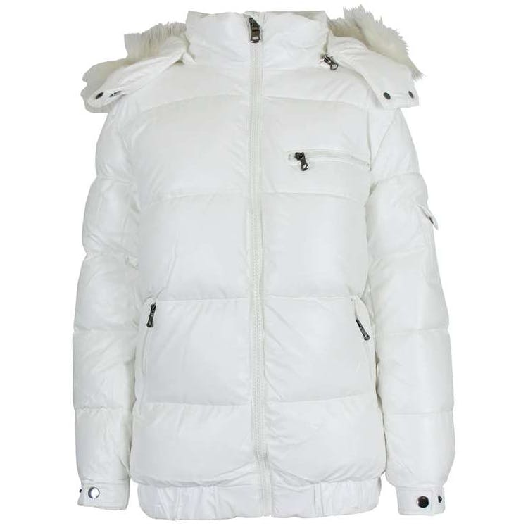 Women's Fashion Bubble Jackets - White S-XL 2