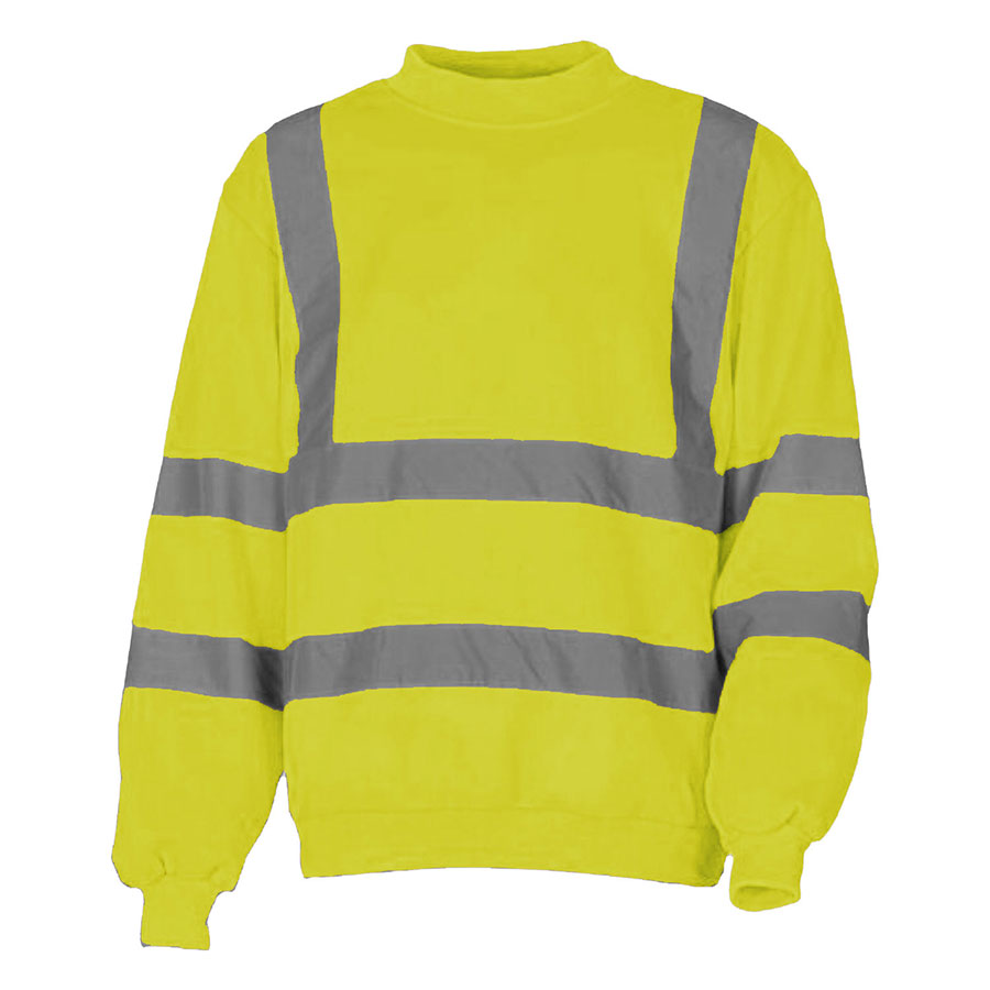 VISIPRO Reflective Safety Sweatshirt with Bands & Brace - 9