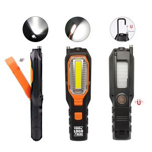 Portable Dual Mode LED Flashlight 90 Degree Back Magnet 6