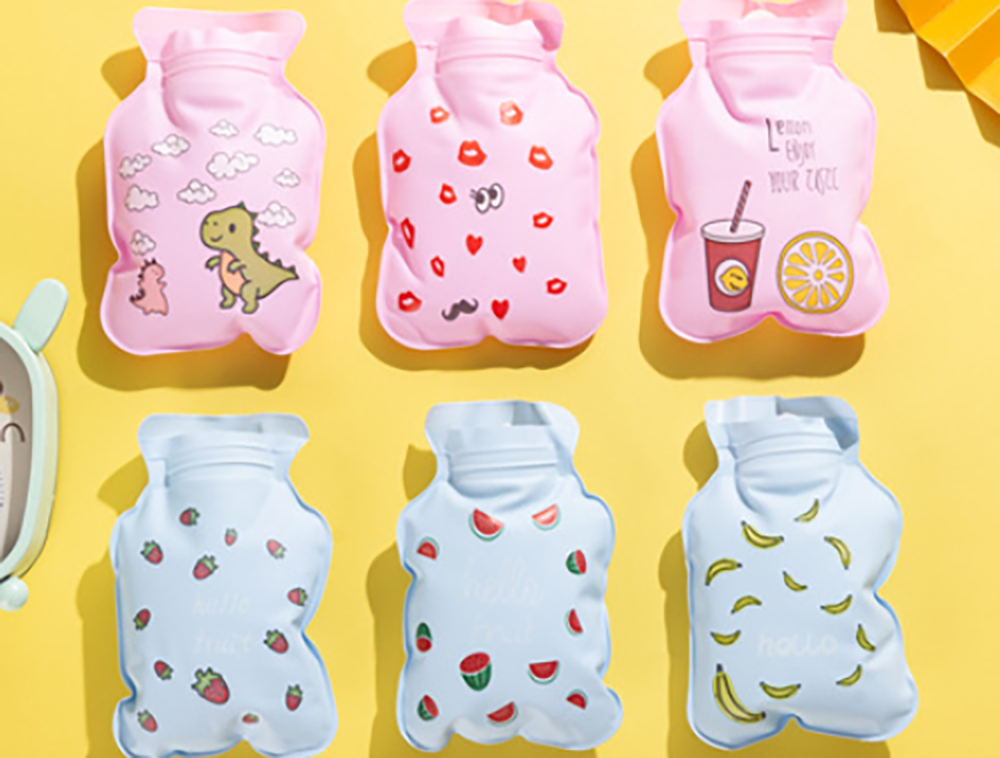 PVC Hot Water Bottle With Soft Cover 2