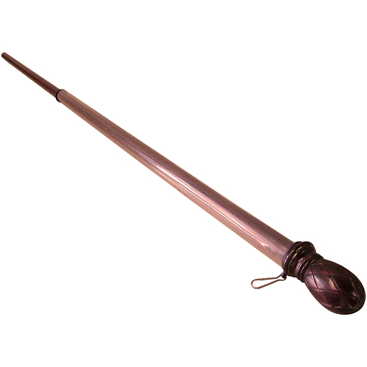 5' x 1" Dark Mahogany 1-Piece Pole 3