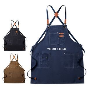 Adjustable Denim Bib Work Apron 1
