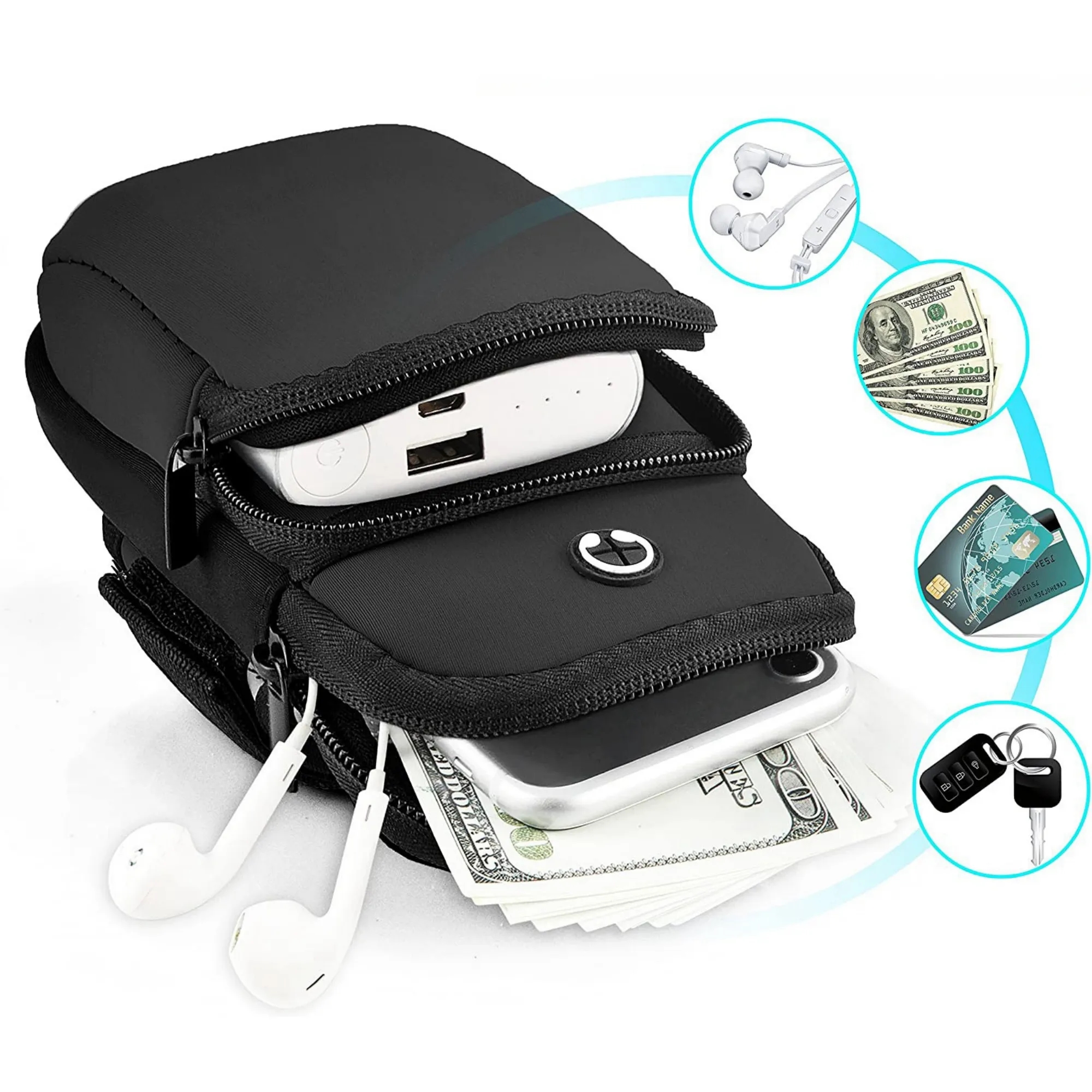 Arm Bag With Earphone Hole 2
