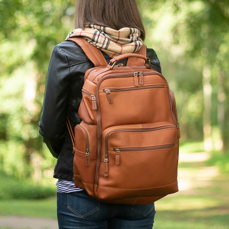 Alma - Leather Back Pack 6