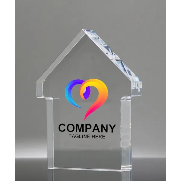 Promotional House Shaped Acrylic Award 1