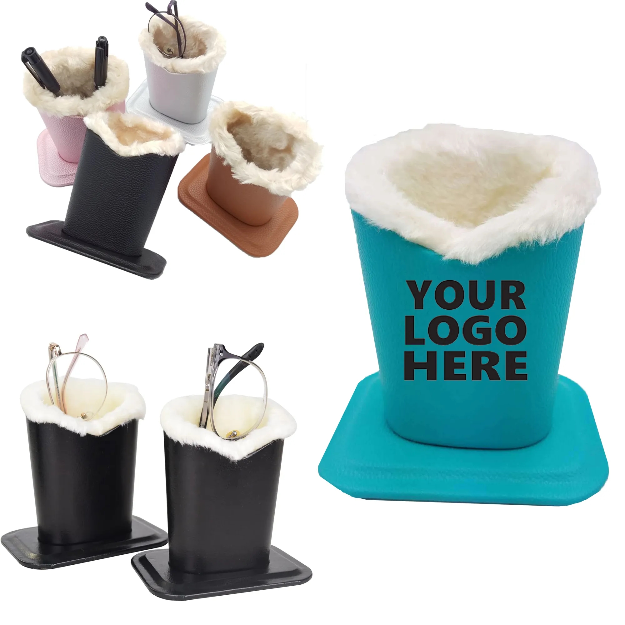 MOQ20 Customizable PU Glasses Display Storage Stand