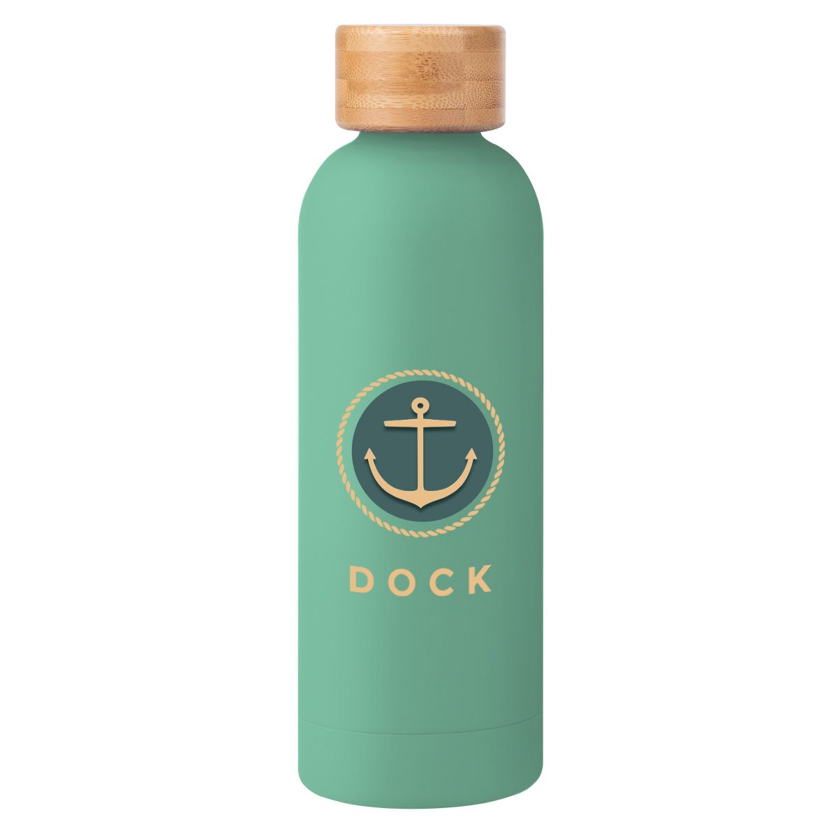 17 Oz. Blair Recycled Stainless Steel Bottle With Bamboo Lid, custom water bottle with logo imprint 24