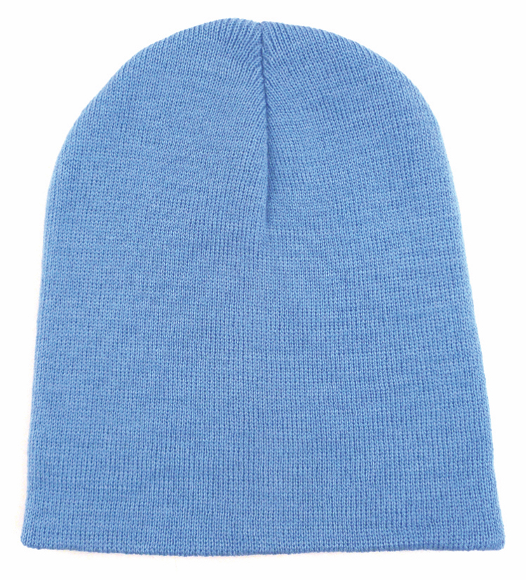 Short Knit Beanie Hat 12
