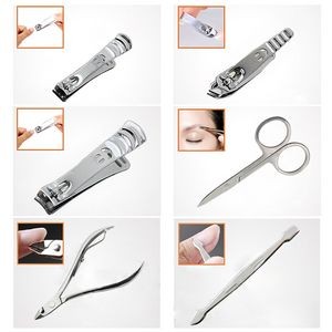 Elegant 12 In 1 Manicure Set Nail Clippers 6