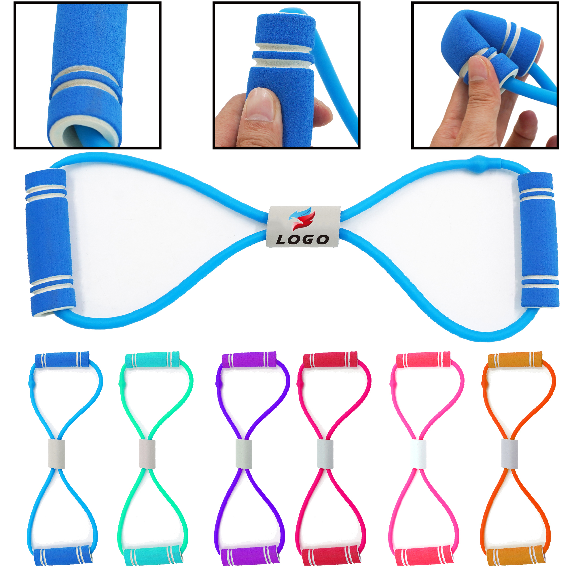 8-Way Pull Rope Expander ?C Bodybuilding and Strength Band 5