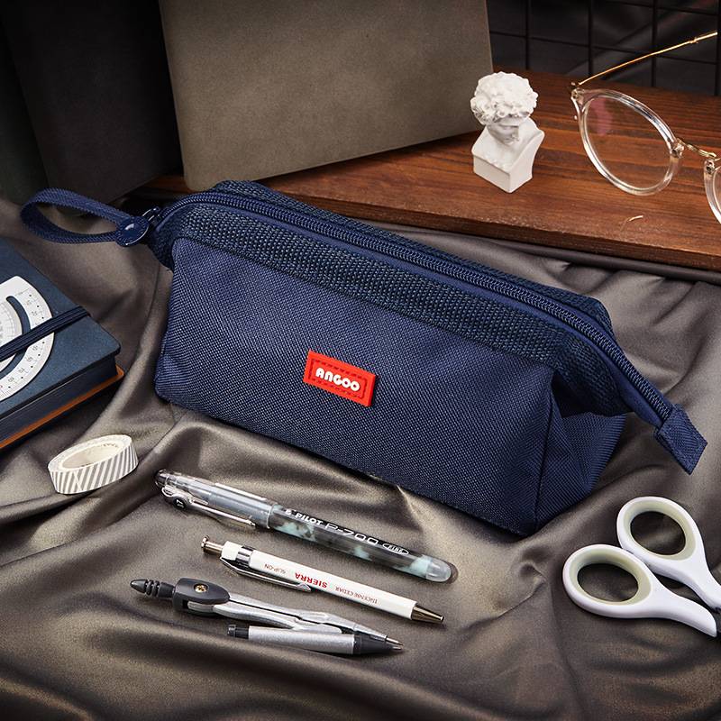 Portable Zipper Pencil Case Pouch Bag 3