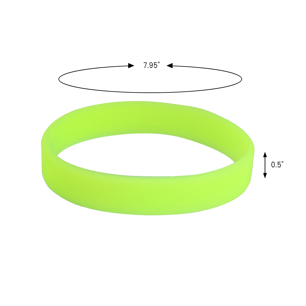 Glow In The Dark Silicone Bracelet 12
