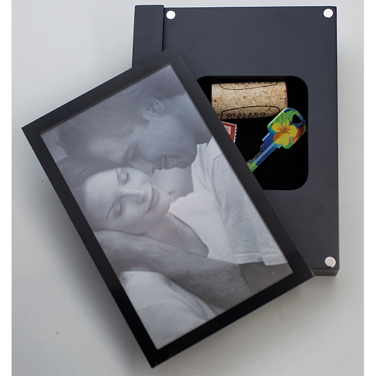 Wood Keepsake Box & Picture Frame