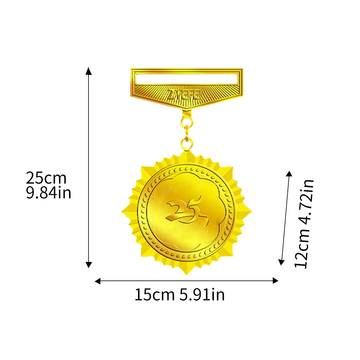 Custom Award Medals With Ribbon Lanyard 3