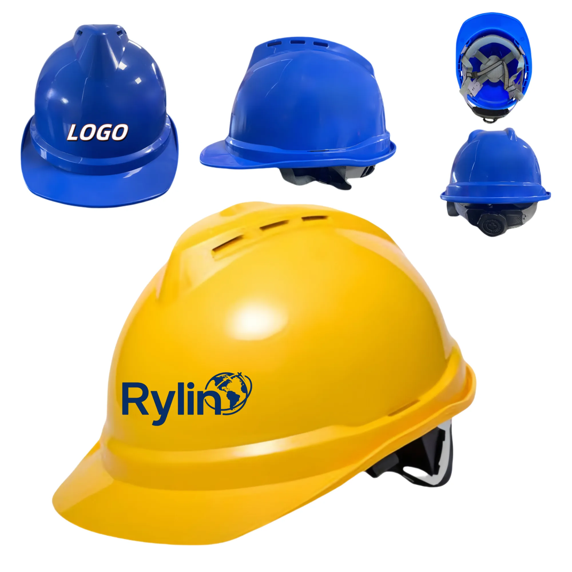 Construction Site Helmet Thickened Anti-Smash Breathable Lab