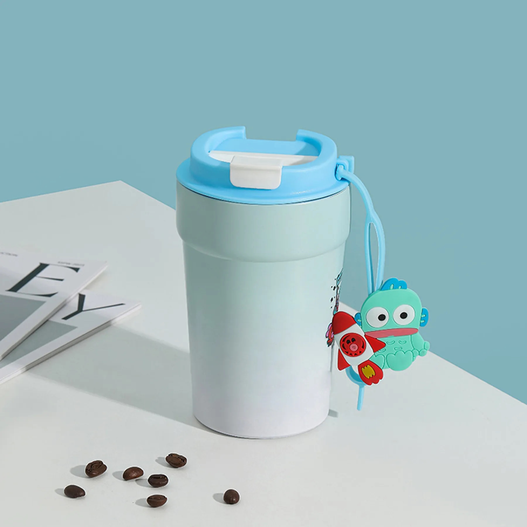 13 Oz. Stainless Steel Insulation Cartoon Coffee Cup 6
