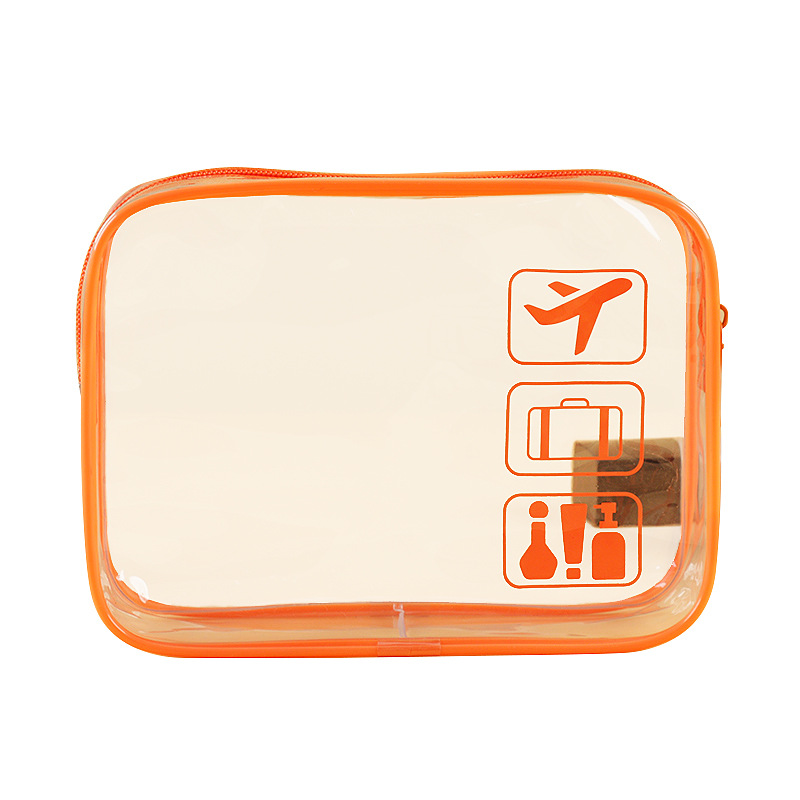 Clear PVC Zippered Travel Pouches 4