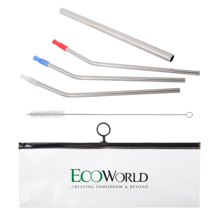 Stainless Straw Set (6 Pieces)