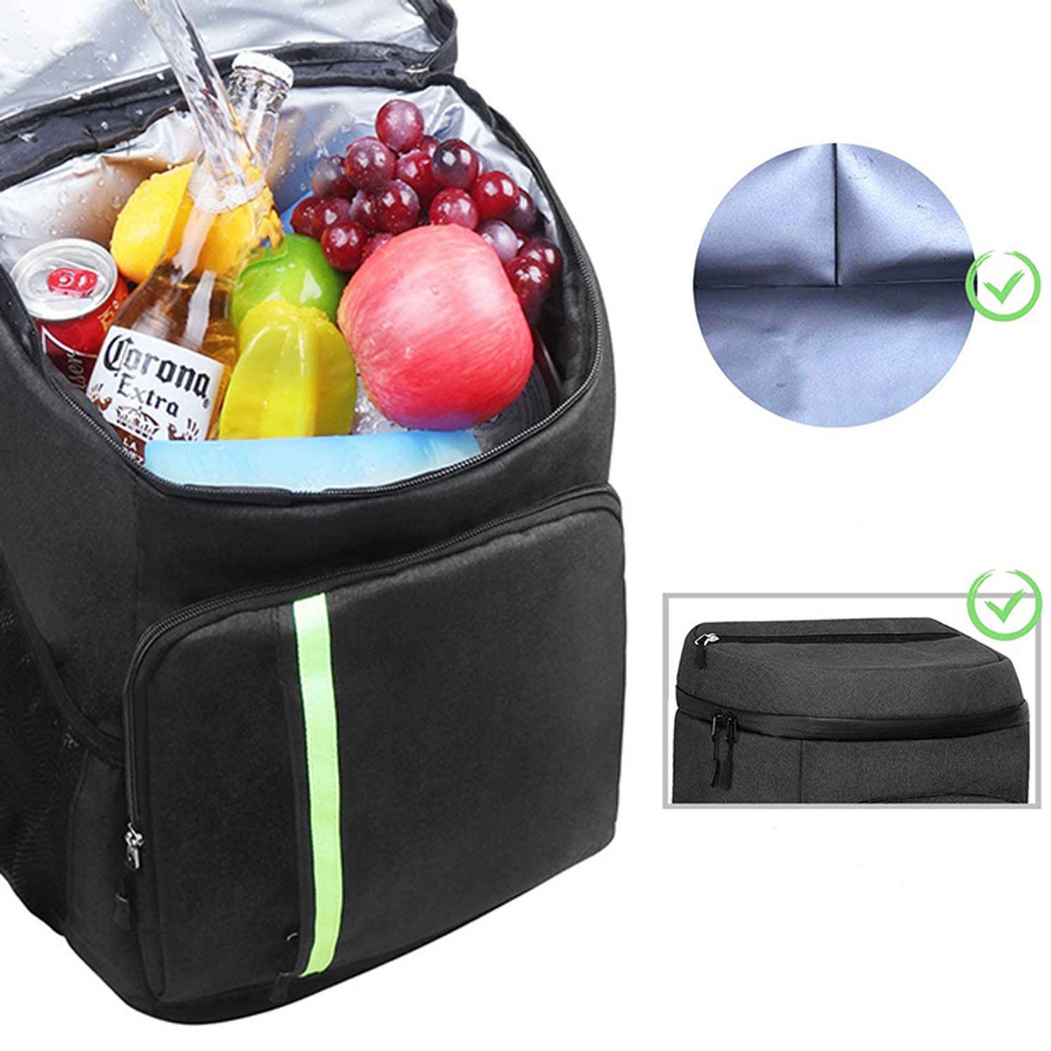 30-Can Insulated Cooler Backpack – Lightweight & Leak-Proof 3