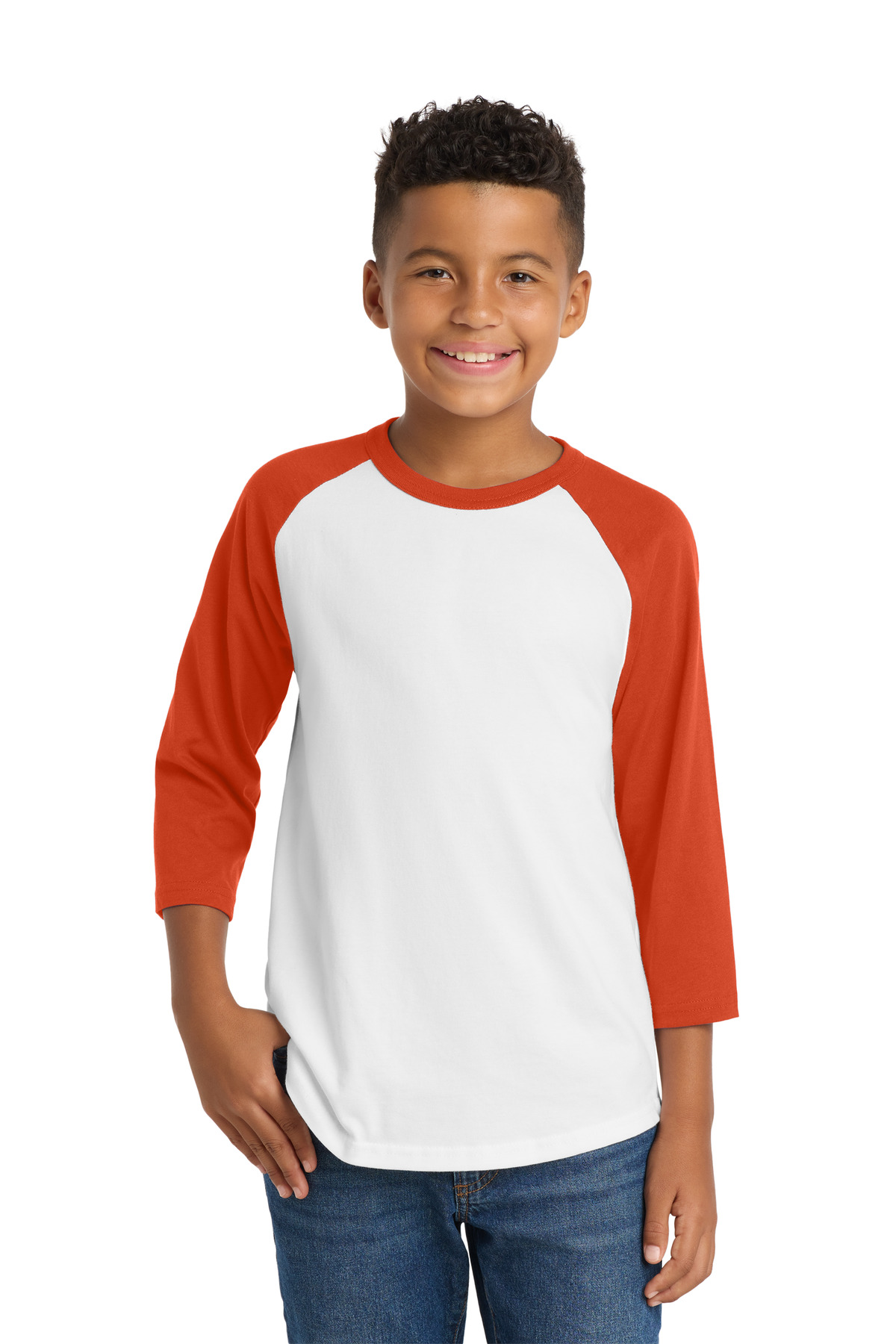 Sport-Tek Youth Colorblock Raglan Jersey. YT200 45