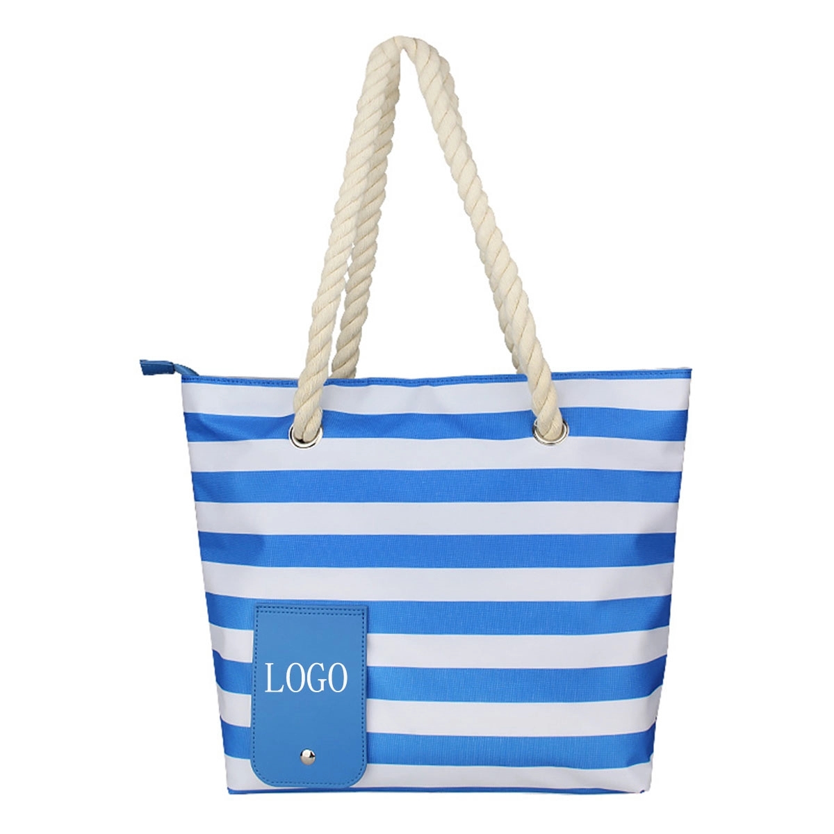 Beach Tote Bag With Wine 3