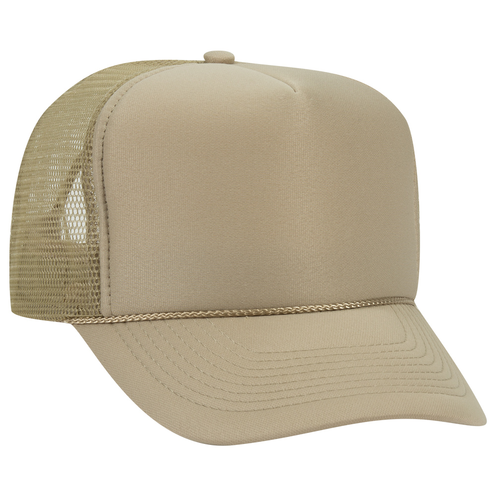 OTTO CAP® 5 Panel High Crown Mesh Back Trucker Hat 71