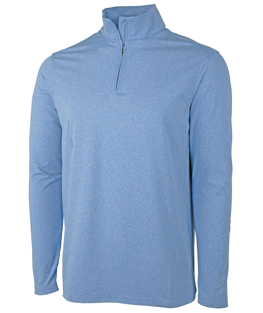 Men's Heathered Eco-Logic Stretch Quarter Zip, custom hoodie or sweatshirt with logo imprint 7