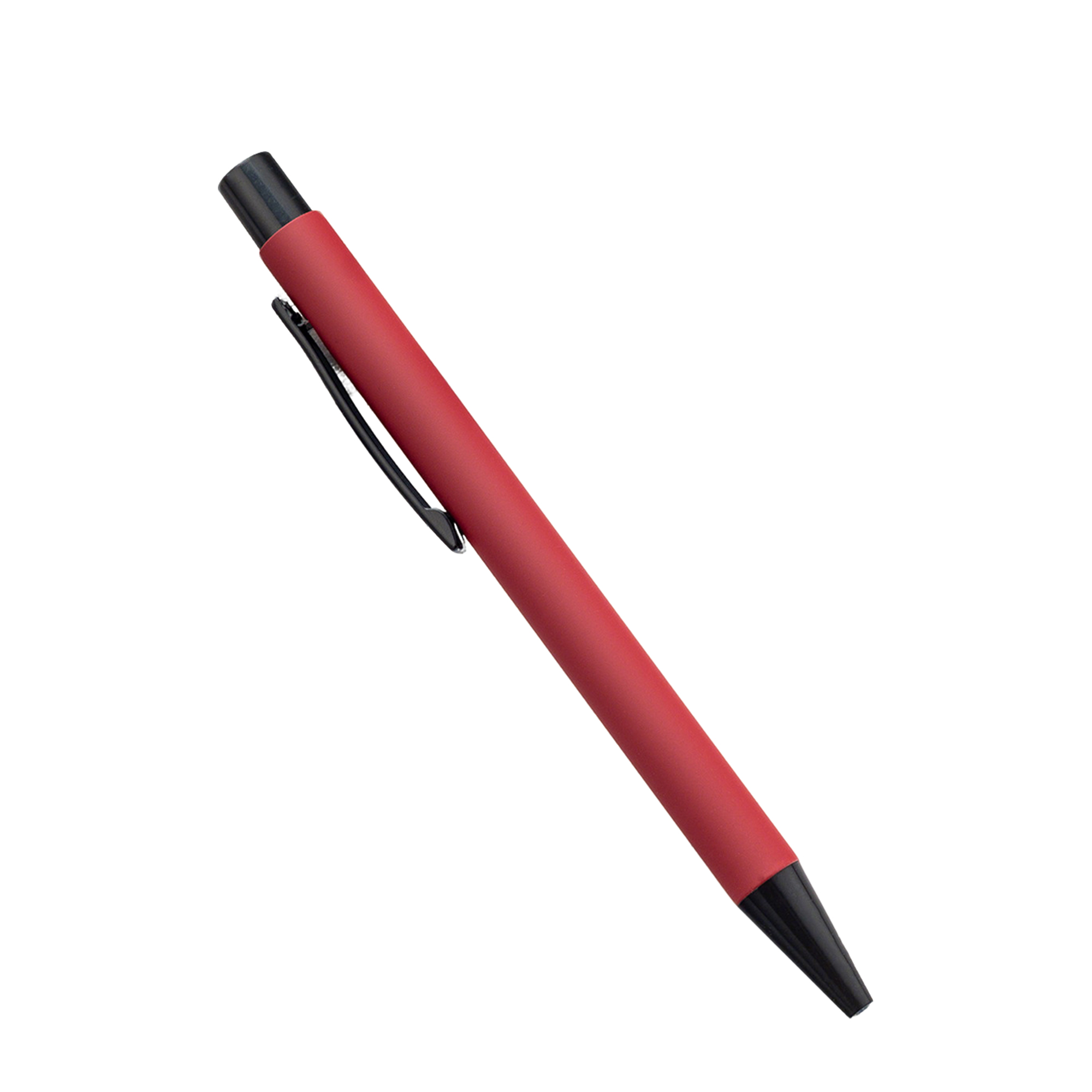 Metal Clip Ballpoint Pen With Colored Barrel 5