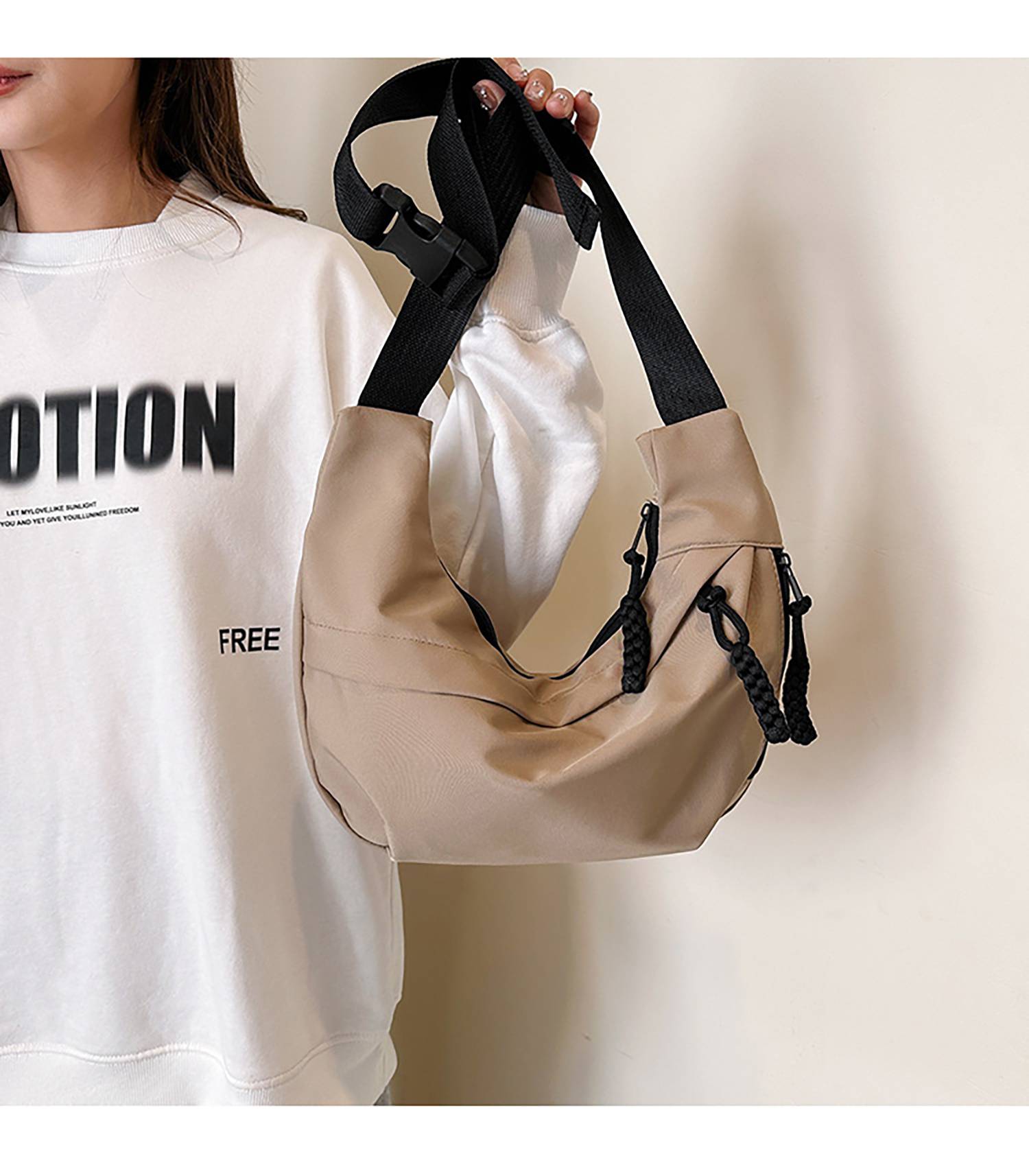 Lightweight Waterproof Nylon Single-Shoulder Bag 8