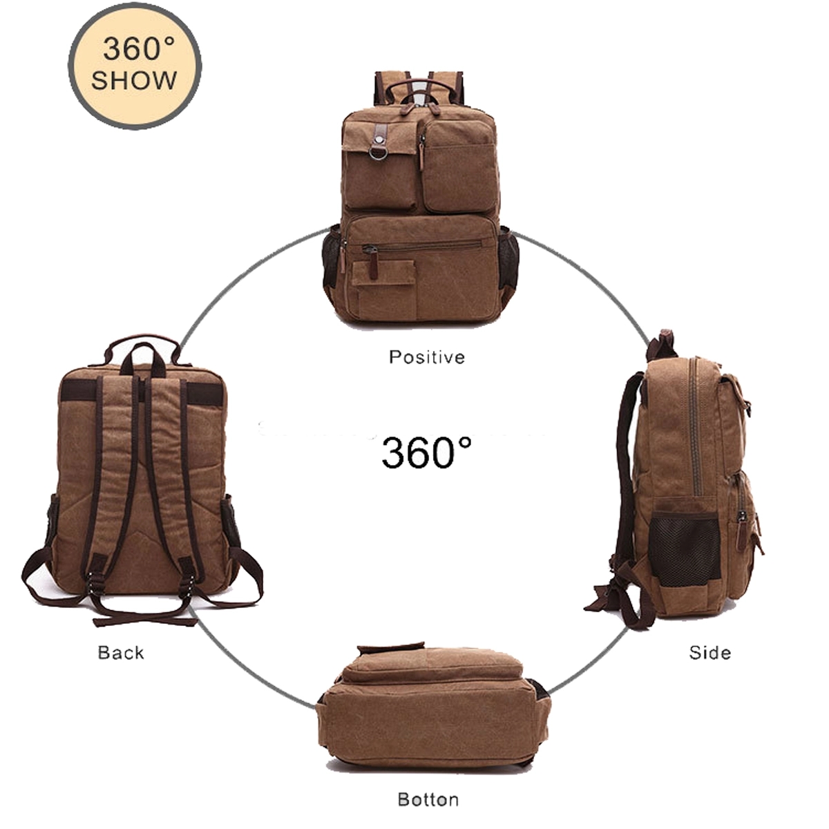 Canvas Backpack 3