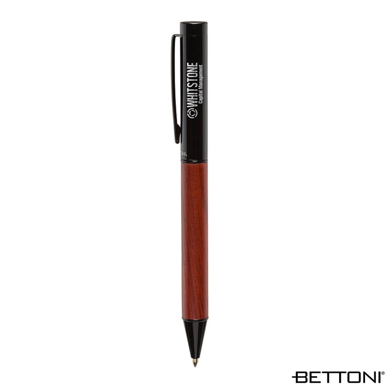 Bettoni®  Alicante Ballpoint Pen w/ Wood Barrel 4