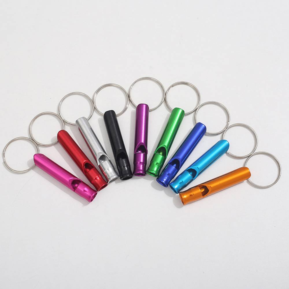 Aluminum Alloy Whistle Keychain 1