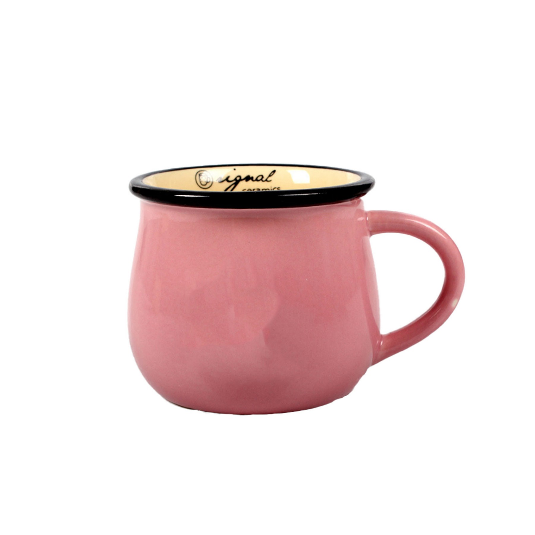 Pot Belly Ceramic Breakfast Mug 3