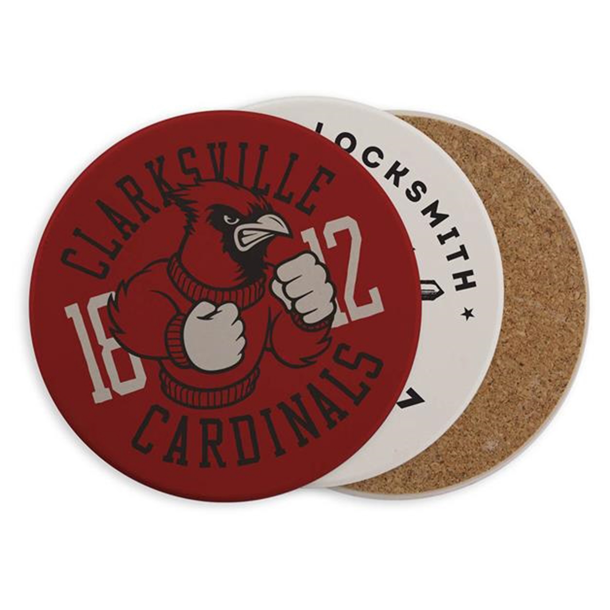 4" Round Ceramic Coaster 2