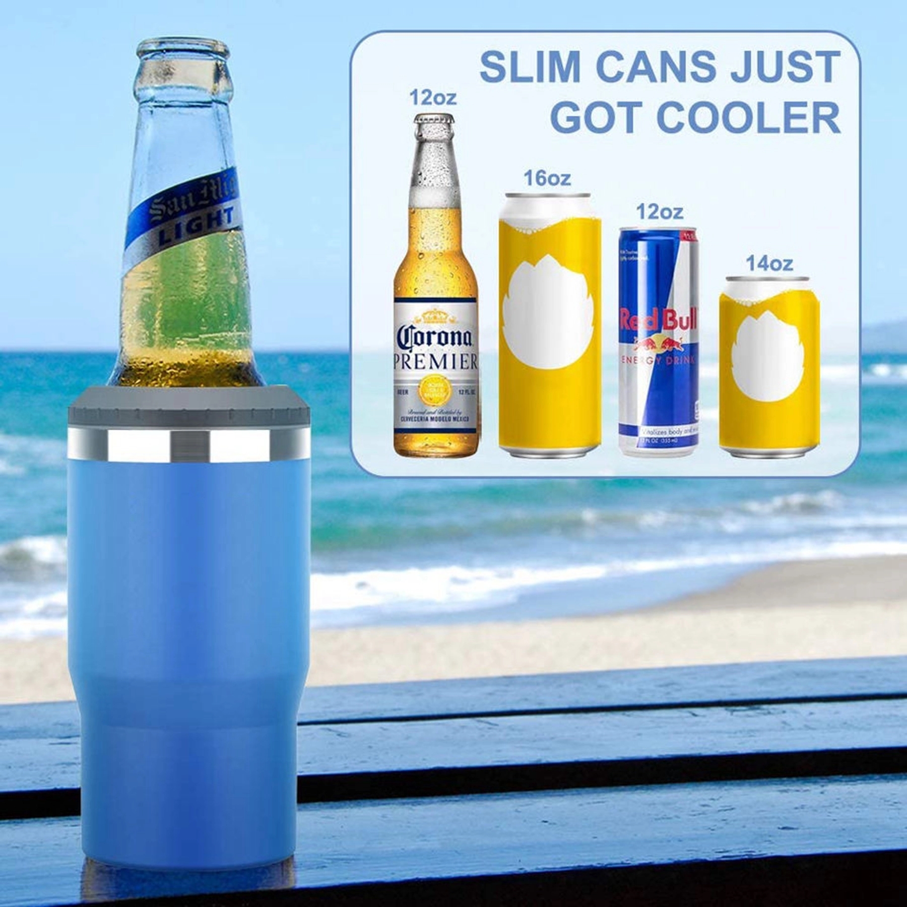 14 Oz. 304 Stainless Steel Double Wall Wine Tumbler 12
